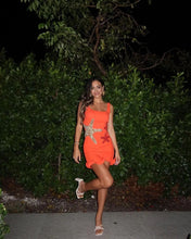 Load image into Gallery viewer, Starfish resort dress orange