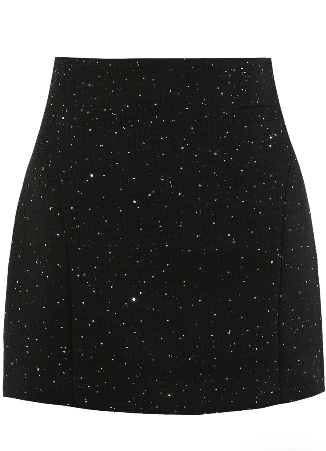 Studded Textured A-Line Skort