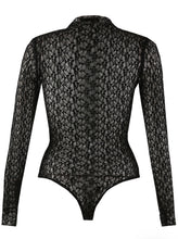 Load image into Gallery viewer, Studded Lace Mock Neck Bodysuit